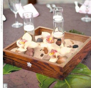 Bringing the beach to our reception...