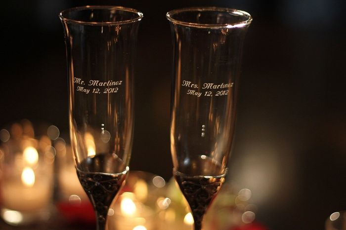 Toasting flutes are in!