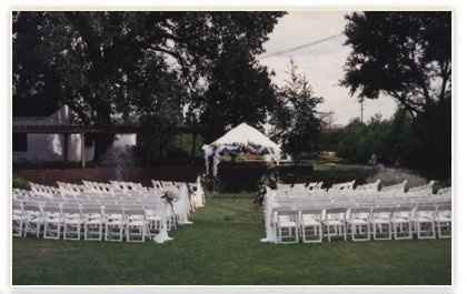 Lawn wedding
