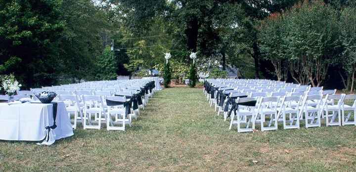 Lawn wedding