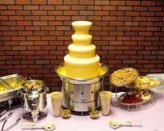 Thanks to Nicole D I now want a Cheese Fountain!!