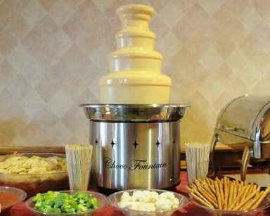 Thanks to Nicole D I now want a Cheese Fountain!!