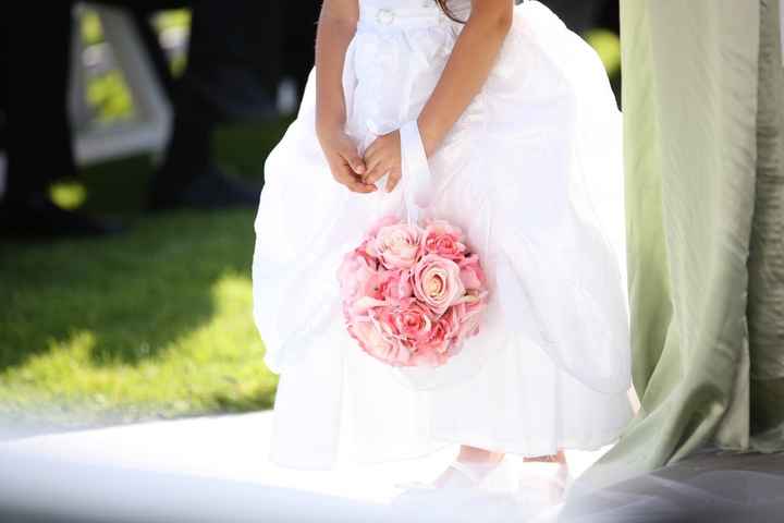 Soo what are you doing about the flower girl basket?