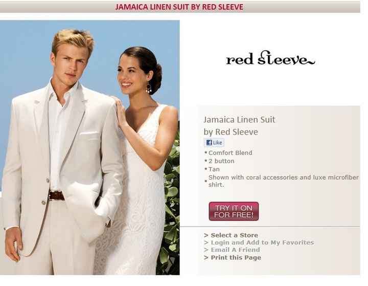 Where can I rent linen suits?