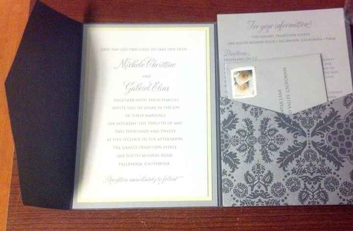 Can I please see a picture of your assembled invitations?