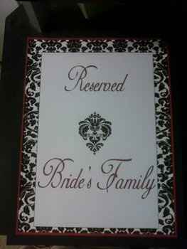 Need ideas to reserve seats for ceremony
