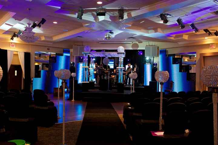 Damask Theme Ceremony & Nightclub Theme Reception?????????