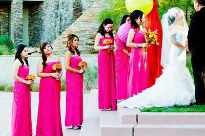 Bridesmaid dress colours dilemma......please give opinions
