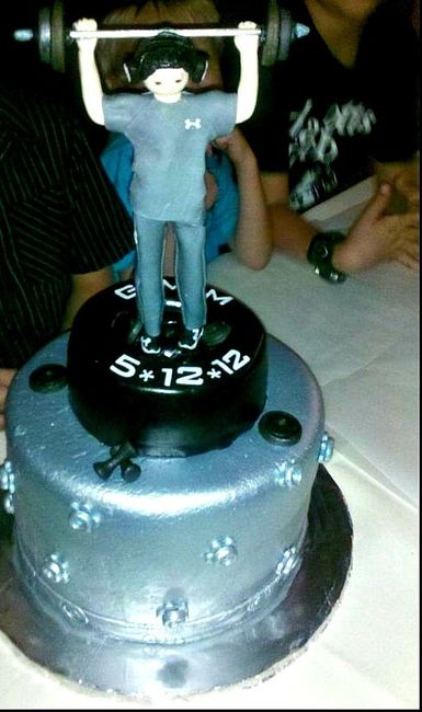 Surprising Hubby With Grooms Cake :)