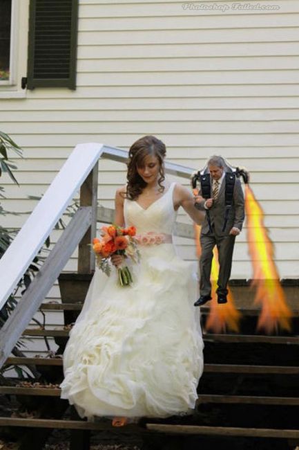Google "funny wedding pic" or "horrible wedding pic" and post your favorite that popped up!