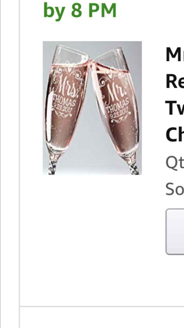 Let's talk toasting glasses! - 1