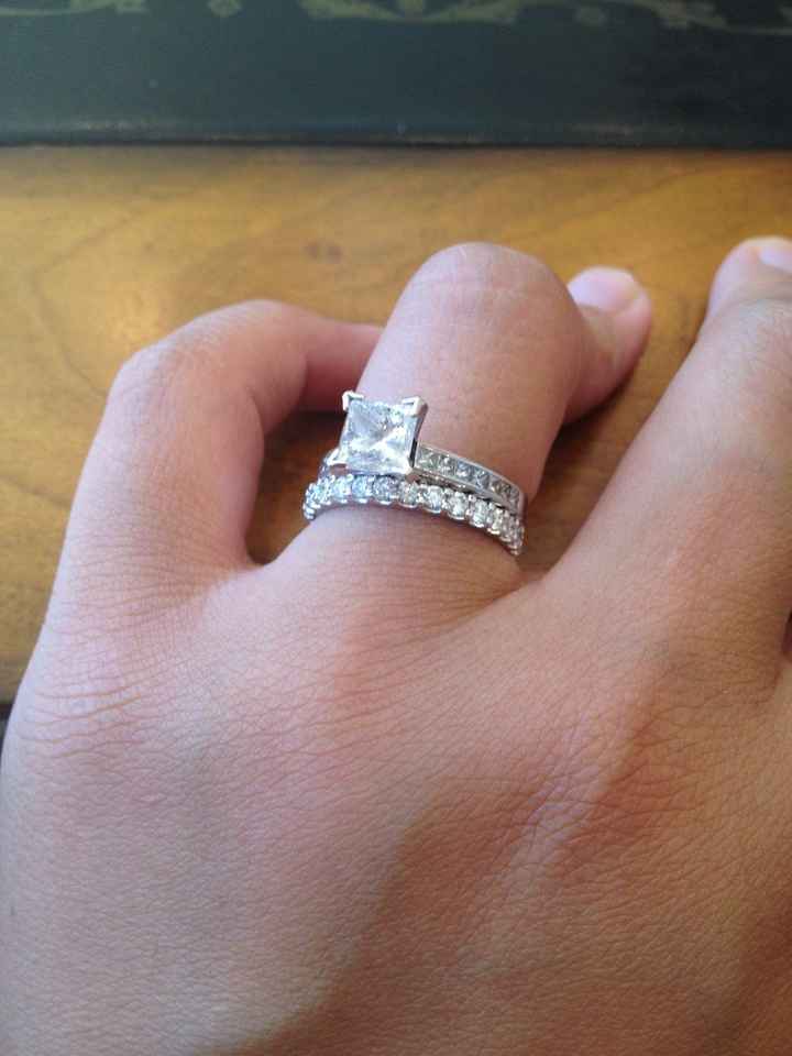 My wedding band came in!  Show me yours!