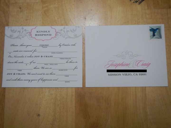 OUR INVITATIONS CAME IN!!! (PICS!)