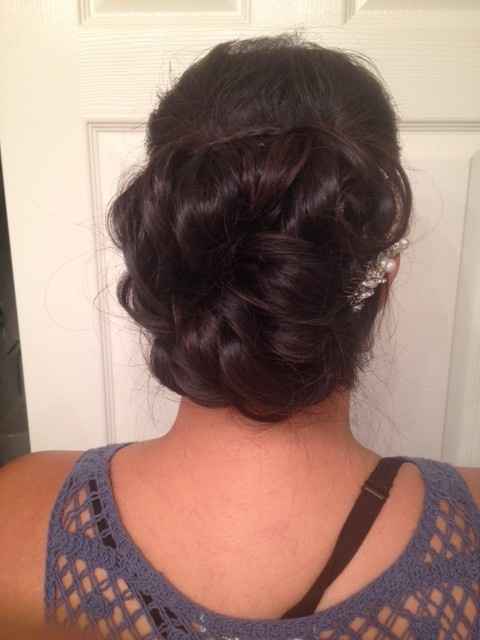 Hair and Makeup Trial, would love advice! (pics)