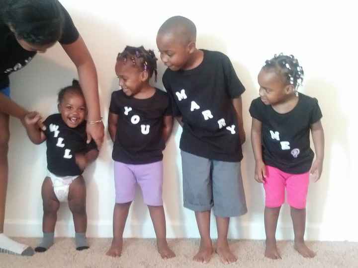 Who popped the question?  You or your fiancé(e)?? - 1