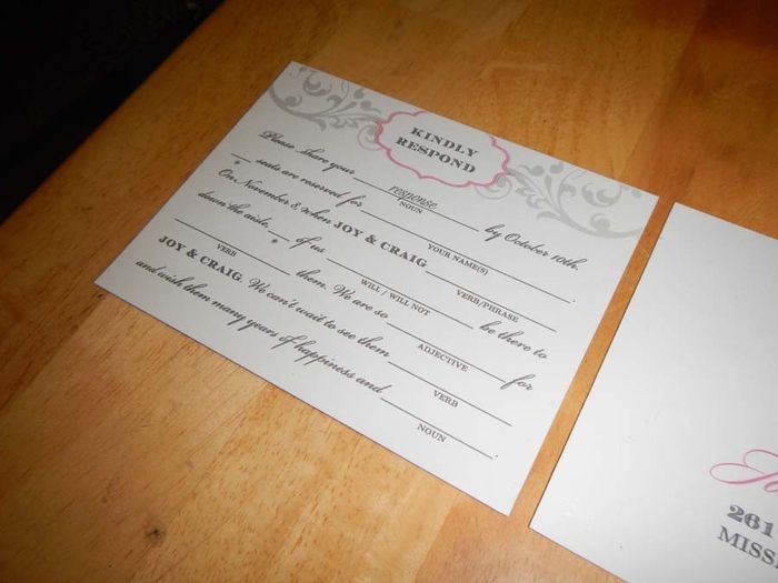 OUR INVITATIONS CAME IN!!! (PICS!)