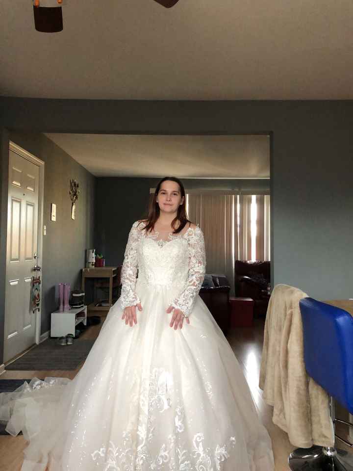 My wedding dress is here... - 1
