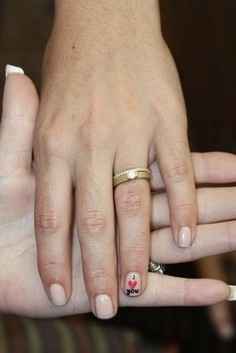 Wedding nails... Did you keep it simple or embellish?