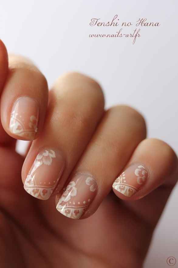 Wedding nails... Did you keep it simple or embellish?