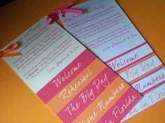 Welcome Letters?