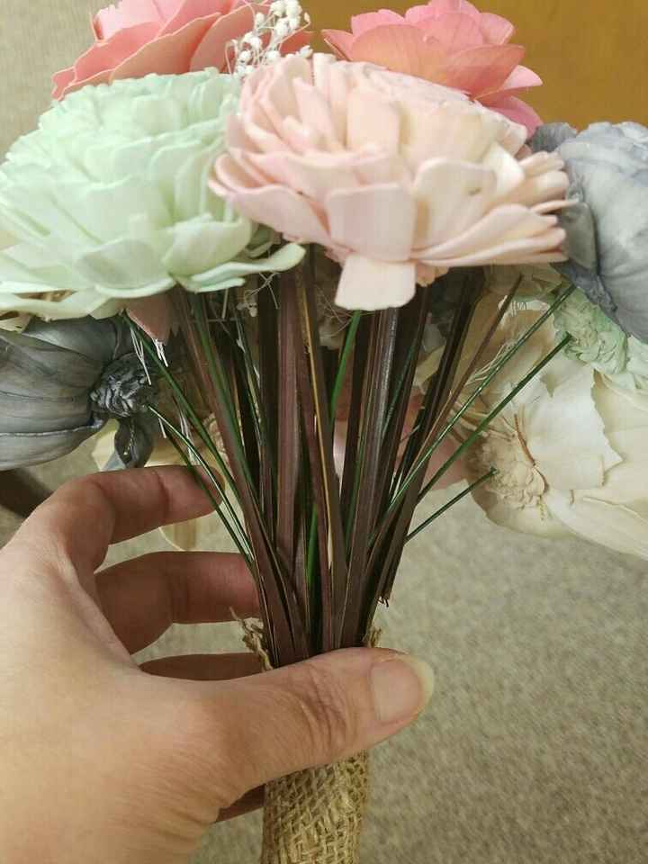Bouquet finally arrived...eco flower