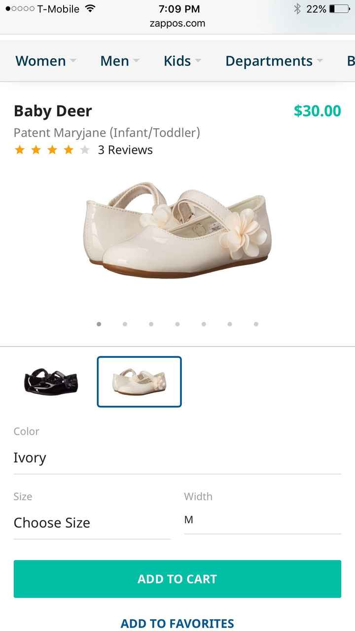 Flower girl shoes