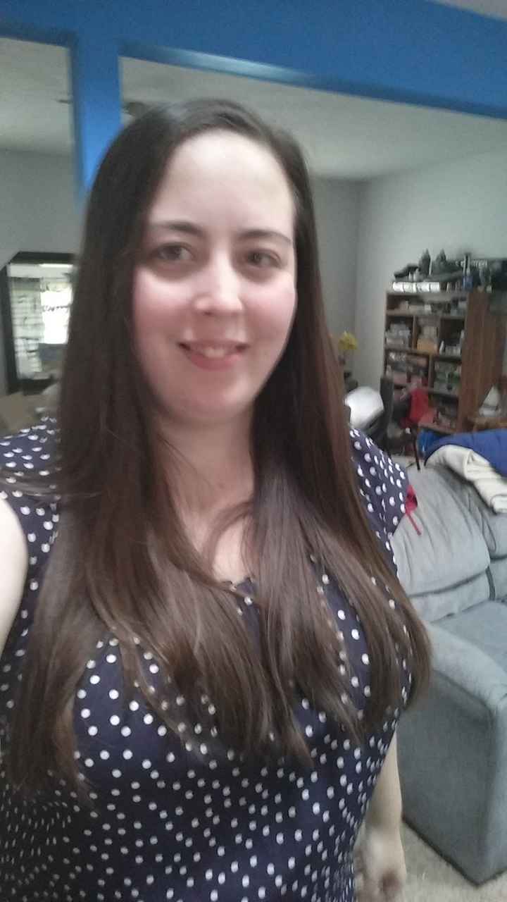As promised hair/makeup trial pictures