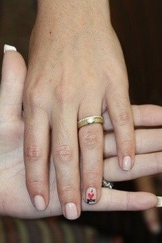 Wedding nails... Did you keep it simple or embellish?
