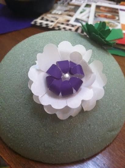 The start of my DIY paper flowers!  (Pics)