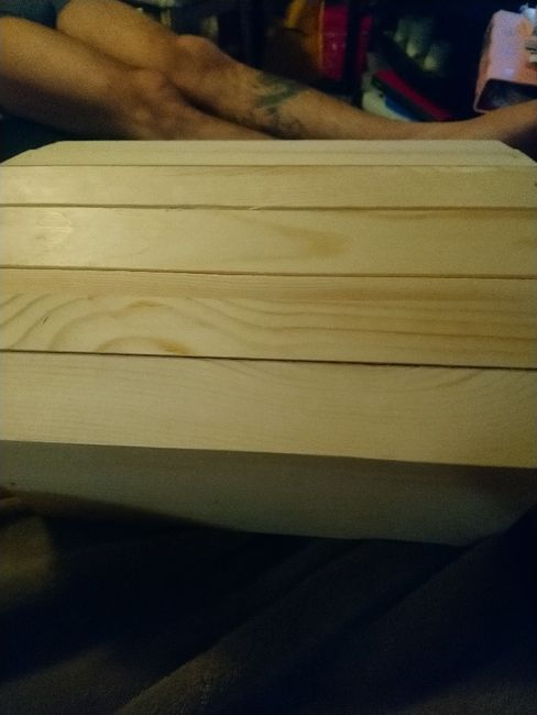 i made my own card box! 4