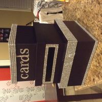 Purple rhinestone card box, opinions needed