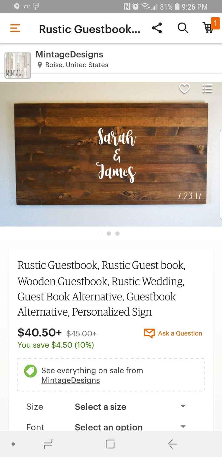 Ideas for Guest Book - 1