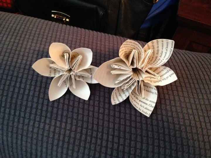 Handmade paper flowers