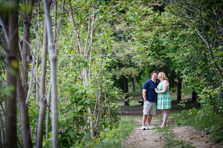 We got our engagement pictures back