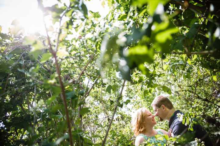 We got our engagement pictures back