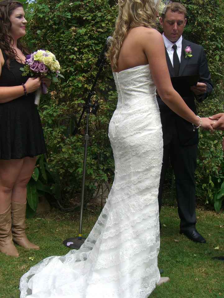 I rang the Bell and Said yes to the dress!! Lets see some of your dresses!!