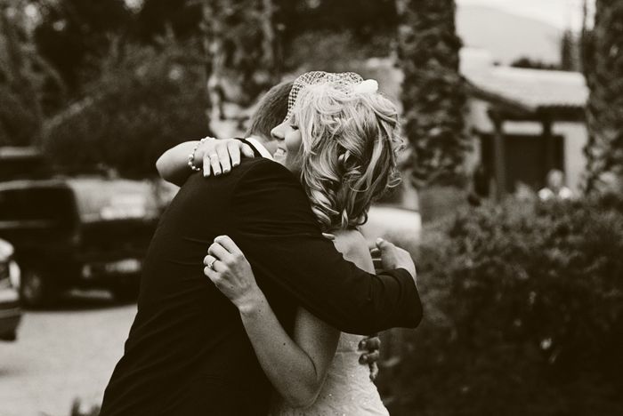 First look vs seeing hubby....