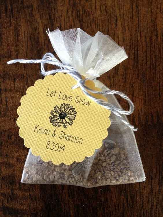 Ideas for wedding favors