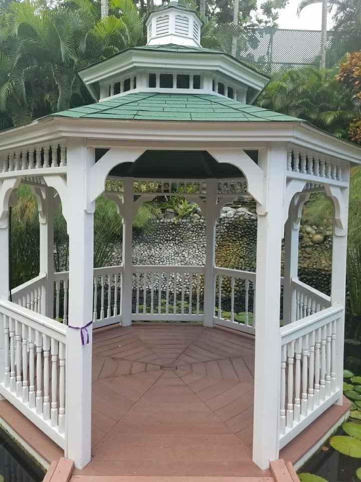 Decorating my ceremony gazebo?