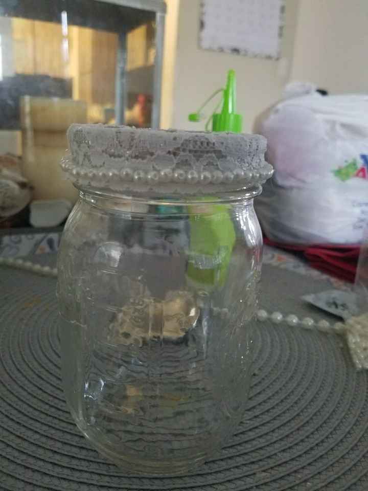Mason jar centerpieces