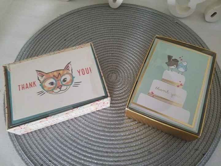 Thank you card timing