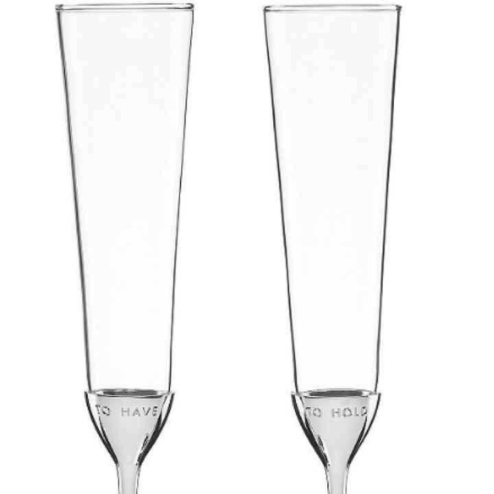 Let's see everyone's champagne flutes!