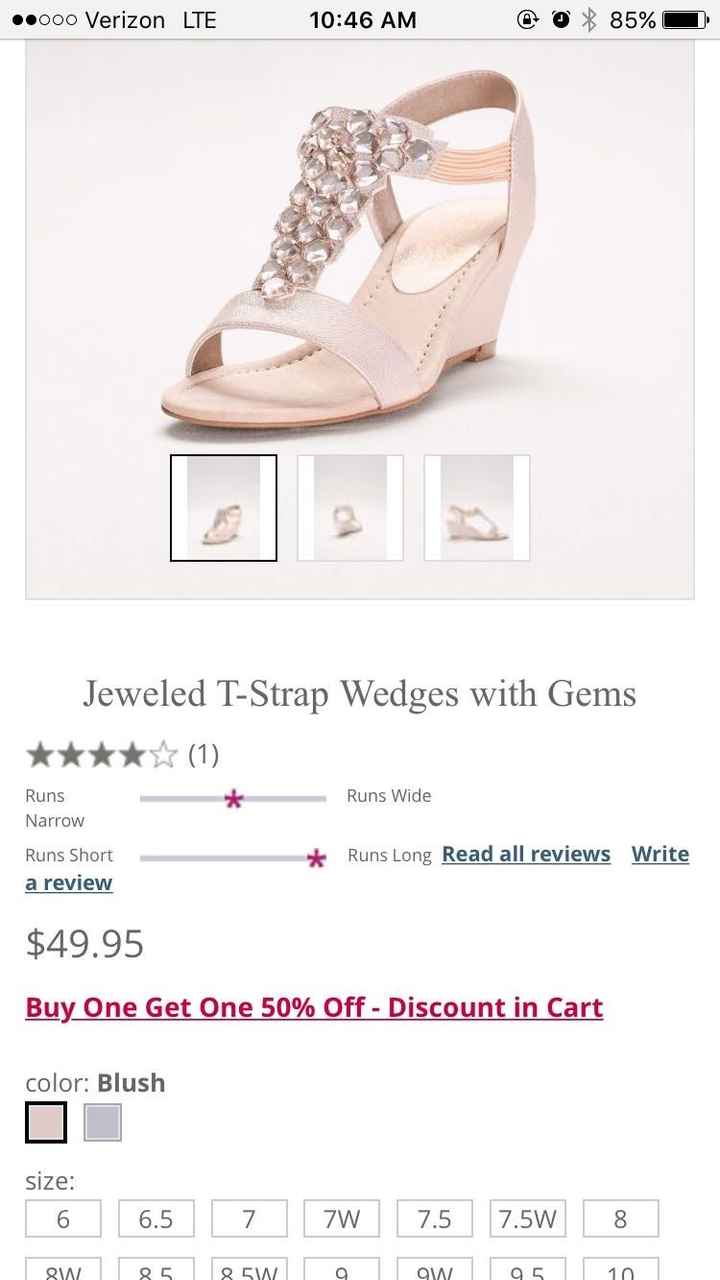 In need of Blush colored Bridal shoes