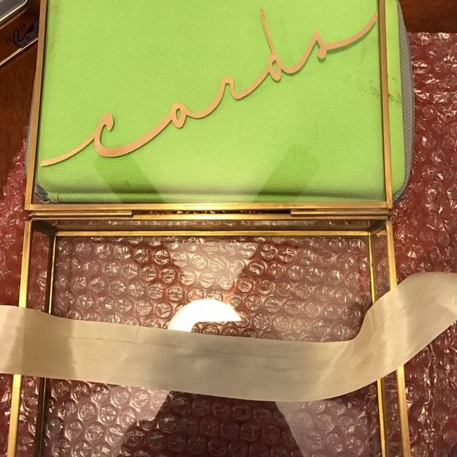 Card boxes. Family hates mine.