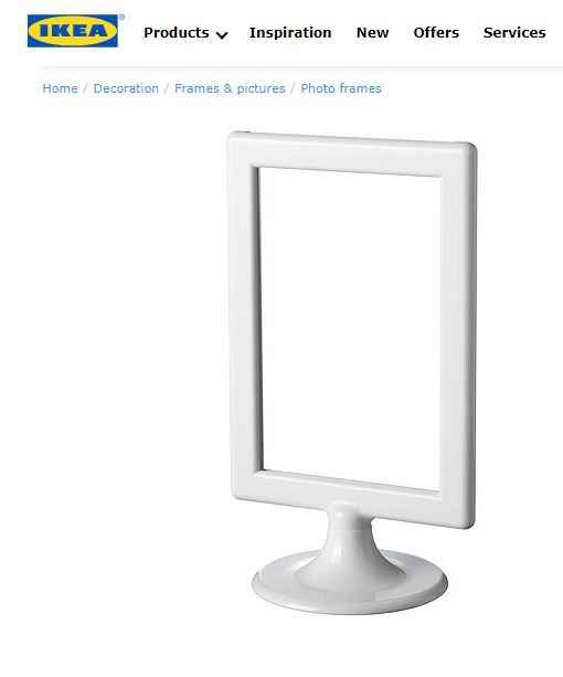 Which frames for table numbers?