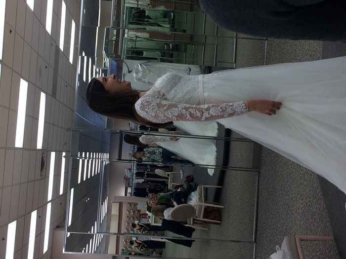 What was the most unique dress you tried on? Pics?