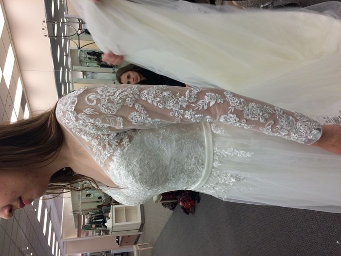 What was the most unique dress you tried on? Pics?