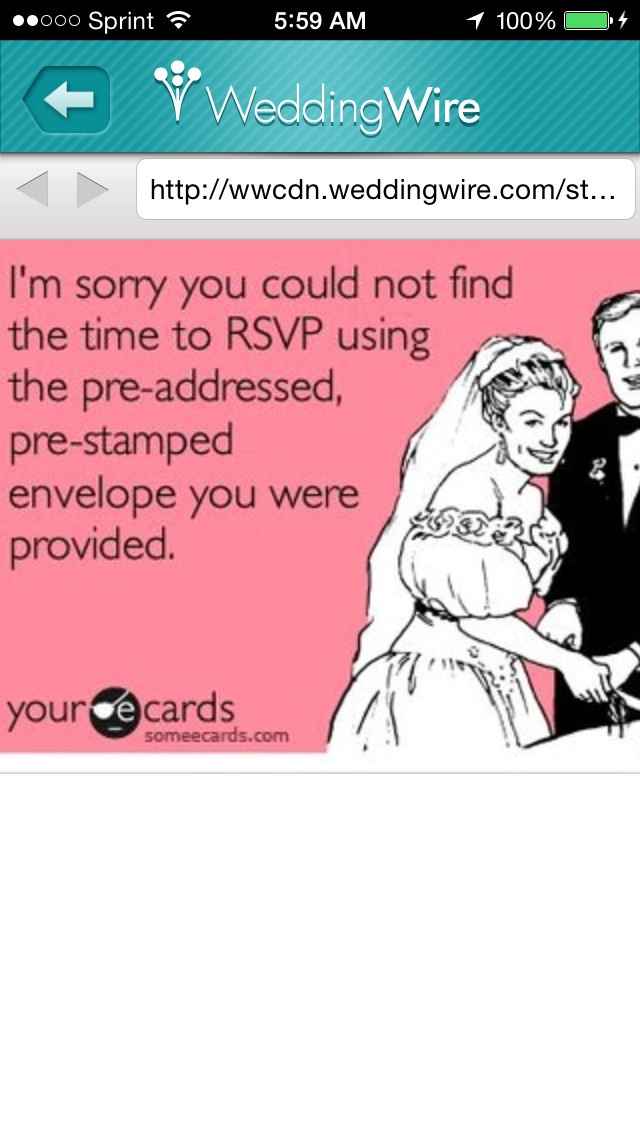 RSVP Rant...