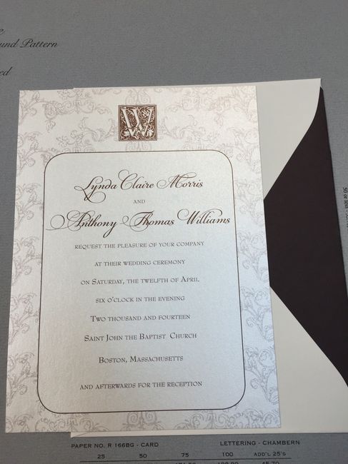 Wedding Invitations!