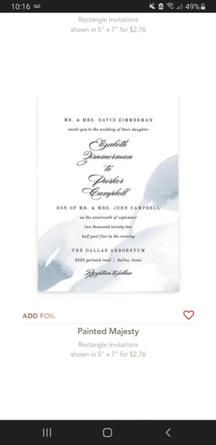 Wedding invitations ideas - 1